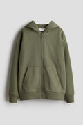 Sweat à capuche zippé H&M
