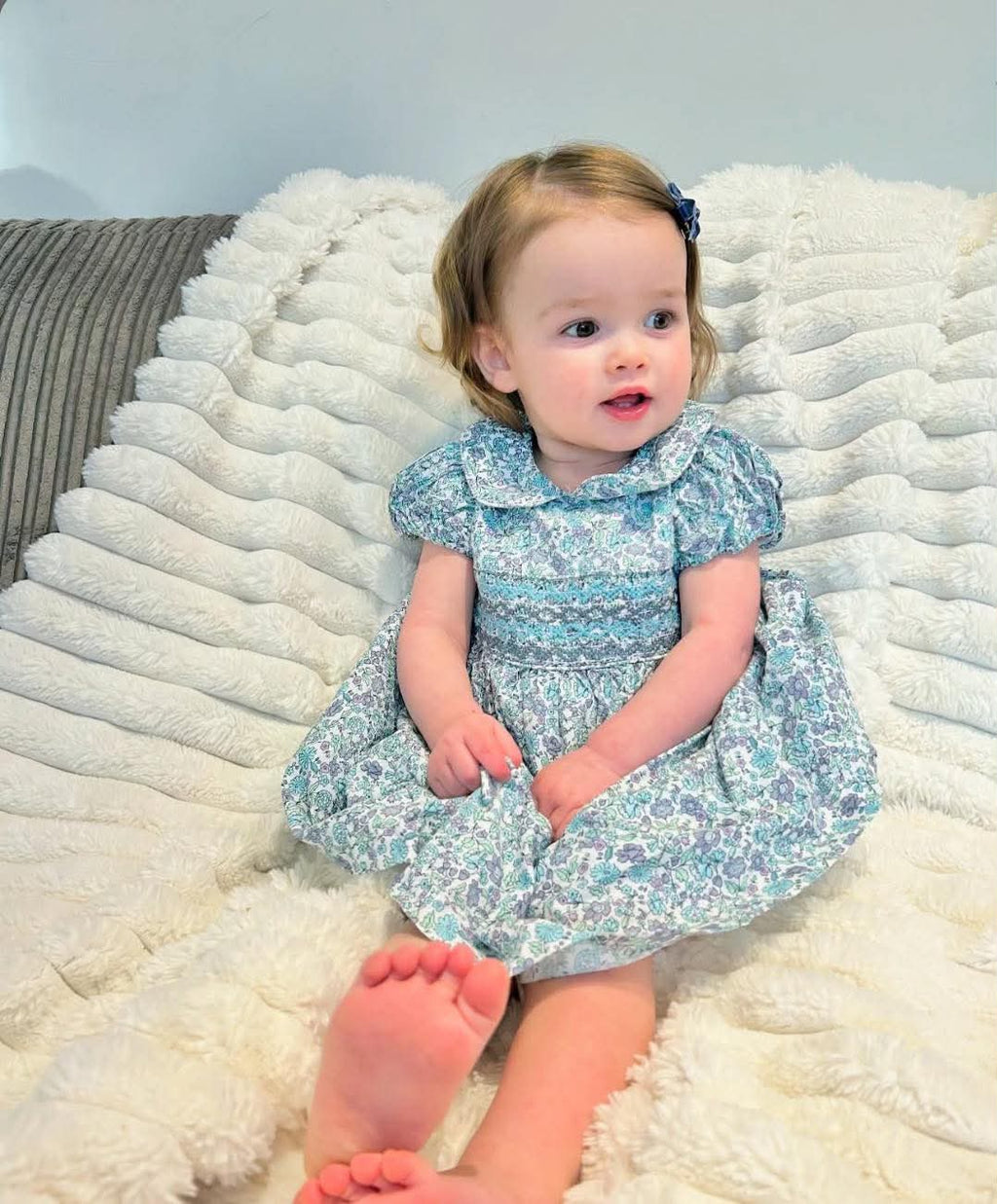 Robe fleurie pur coton
