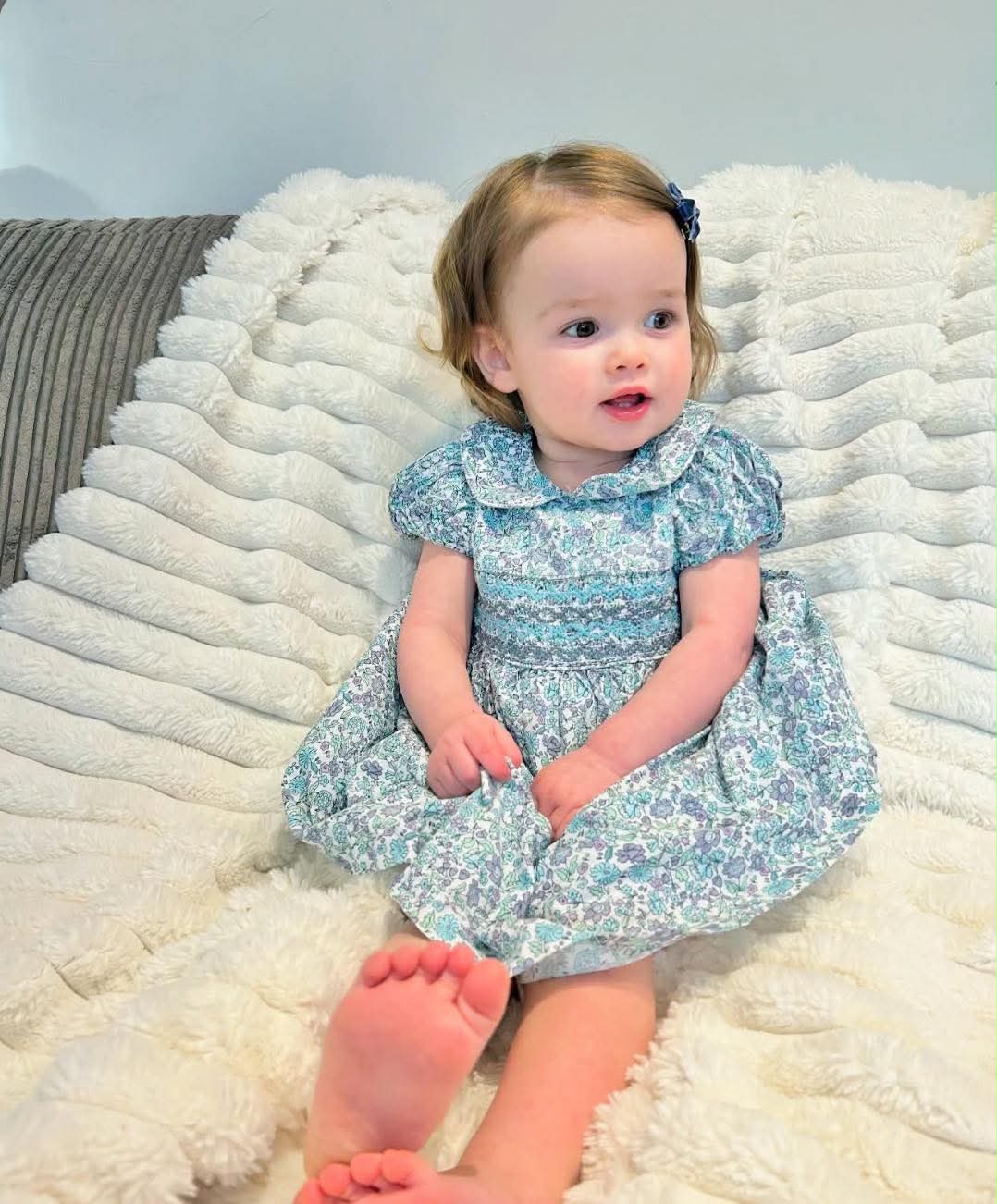 Robe fleurie pur coton
