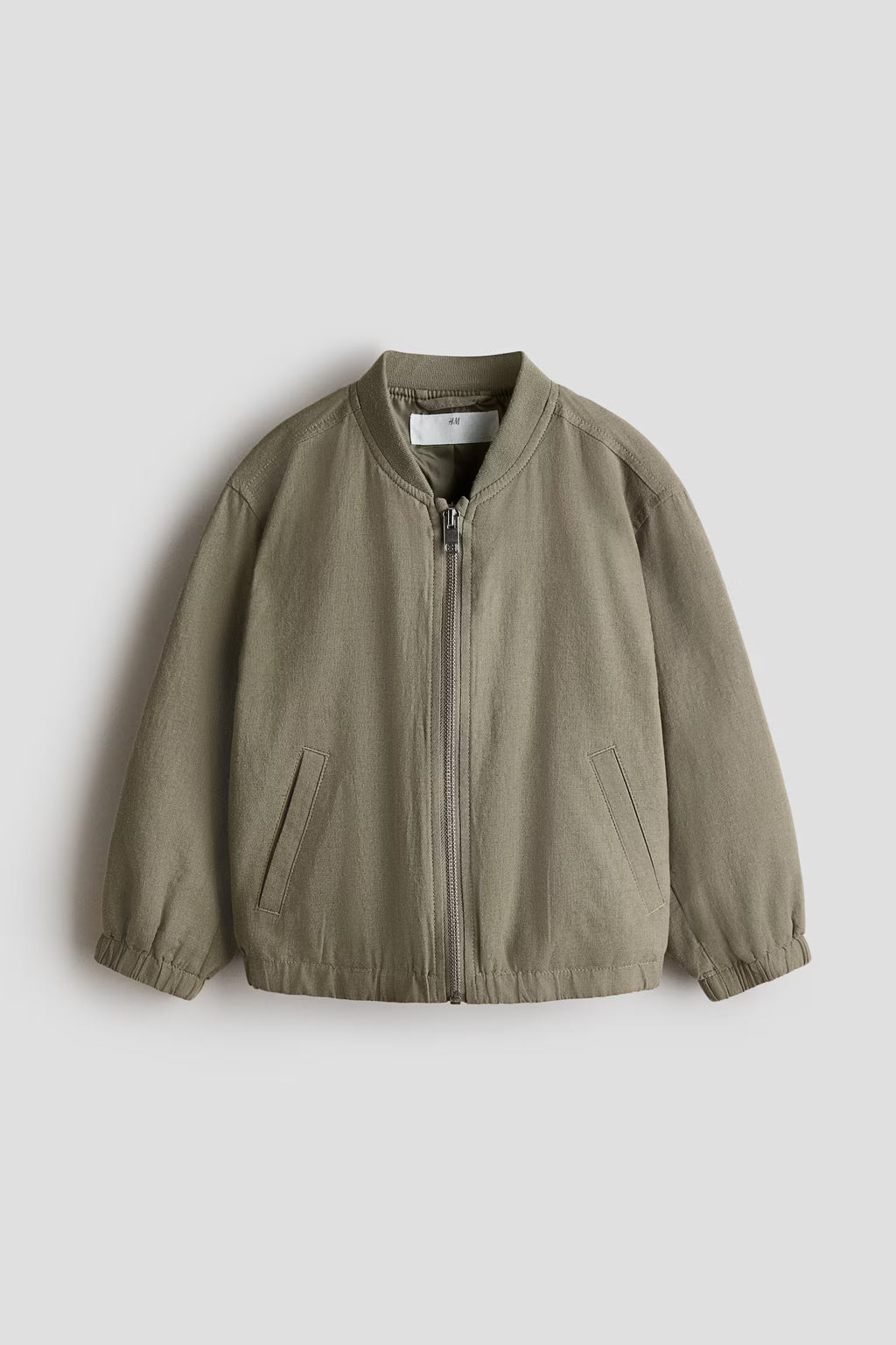 Bomber en lin mélangé H&M