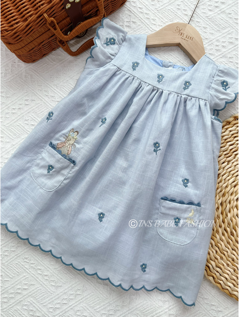 Robe en coton à motif Peter Rabbit