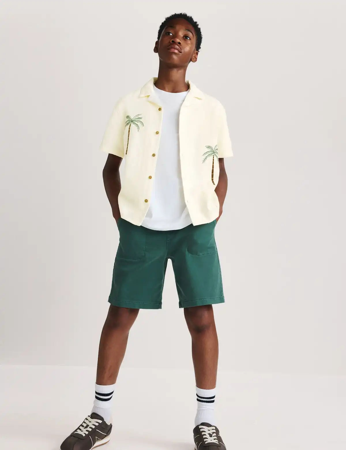 Chemise texturée en pur coton M&S