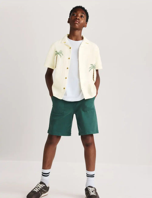 Chemise texturée en pur coton M&S