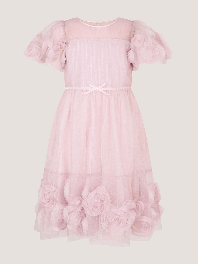 Robe de soirée Monsoon Remi Rose à paillettes appliquées