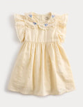 Robe 100 % coton brodé à encolure M&S