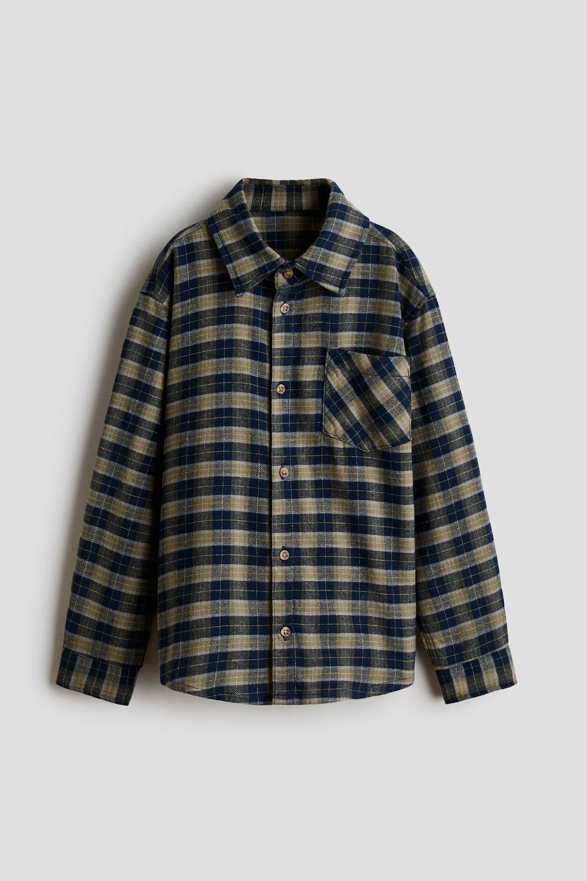 Chemise à carreaux en coton H&M
