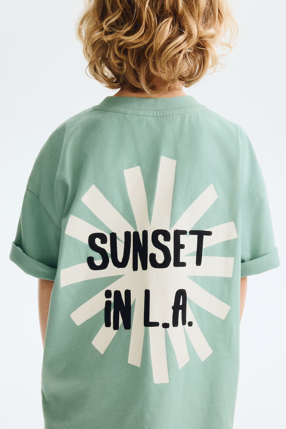 T-shirt imprimé en coton Sunset in LA H&M