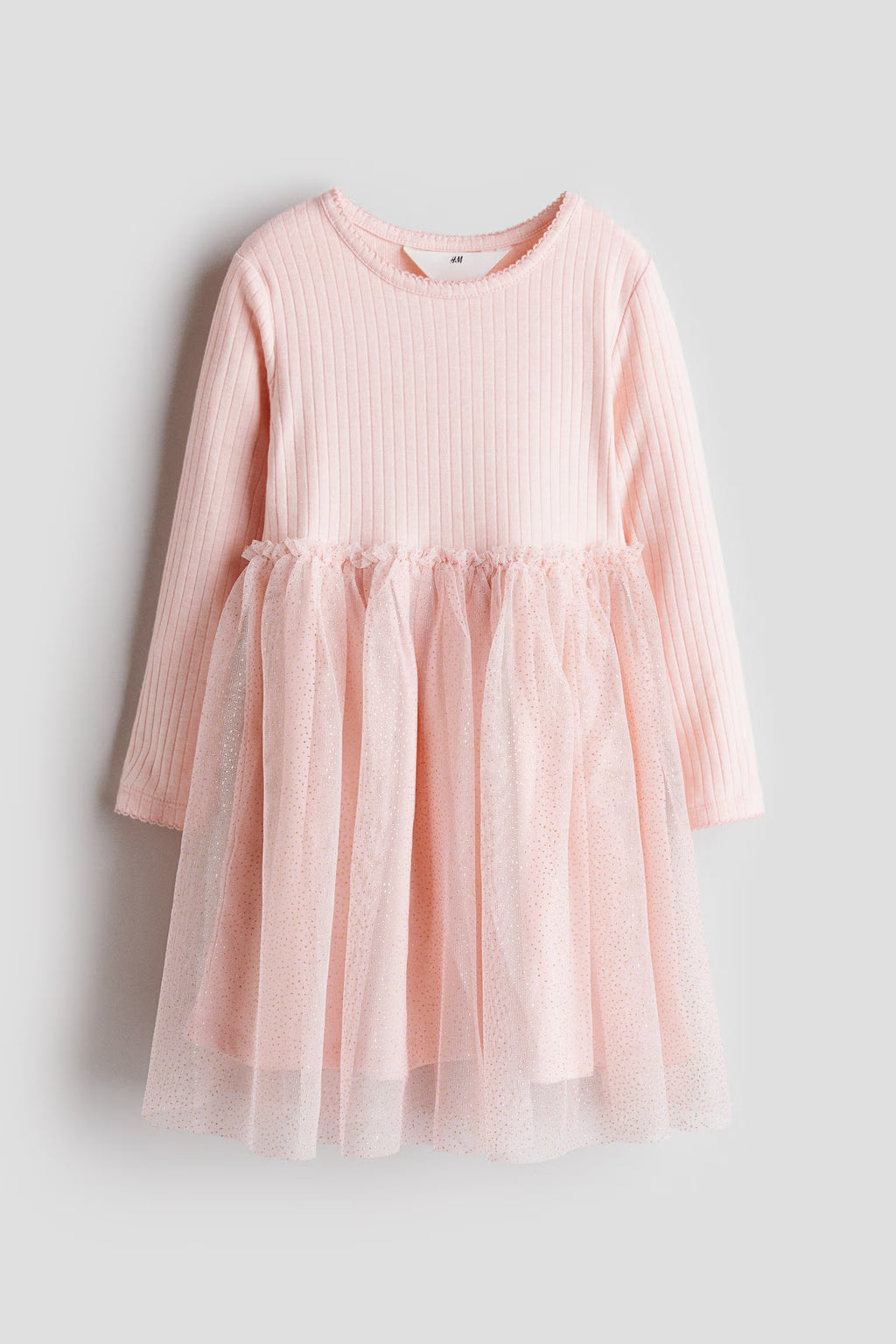 Robe à manches longues avec jupe en tulle H&M