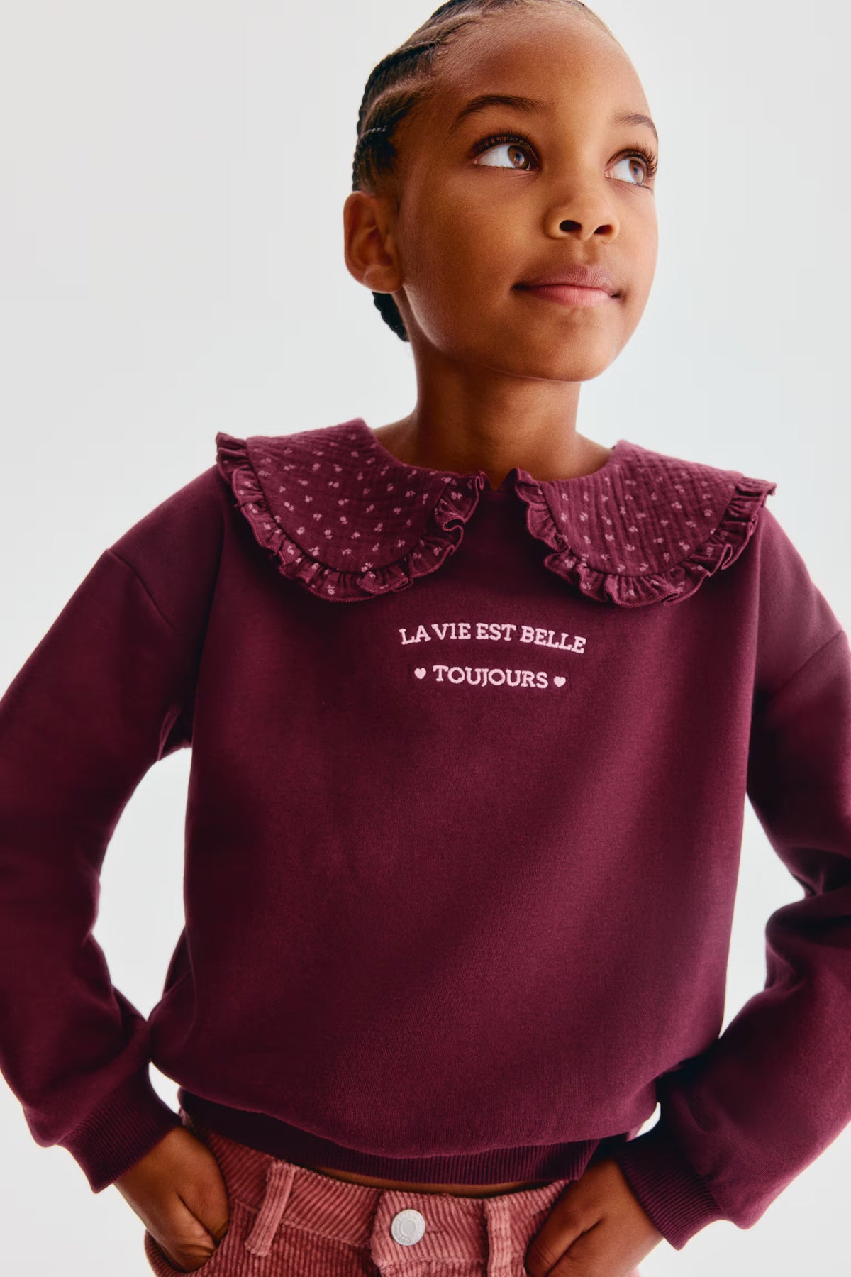 Sweat-shirt avec col H&M