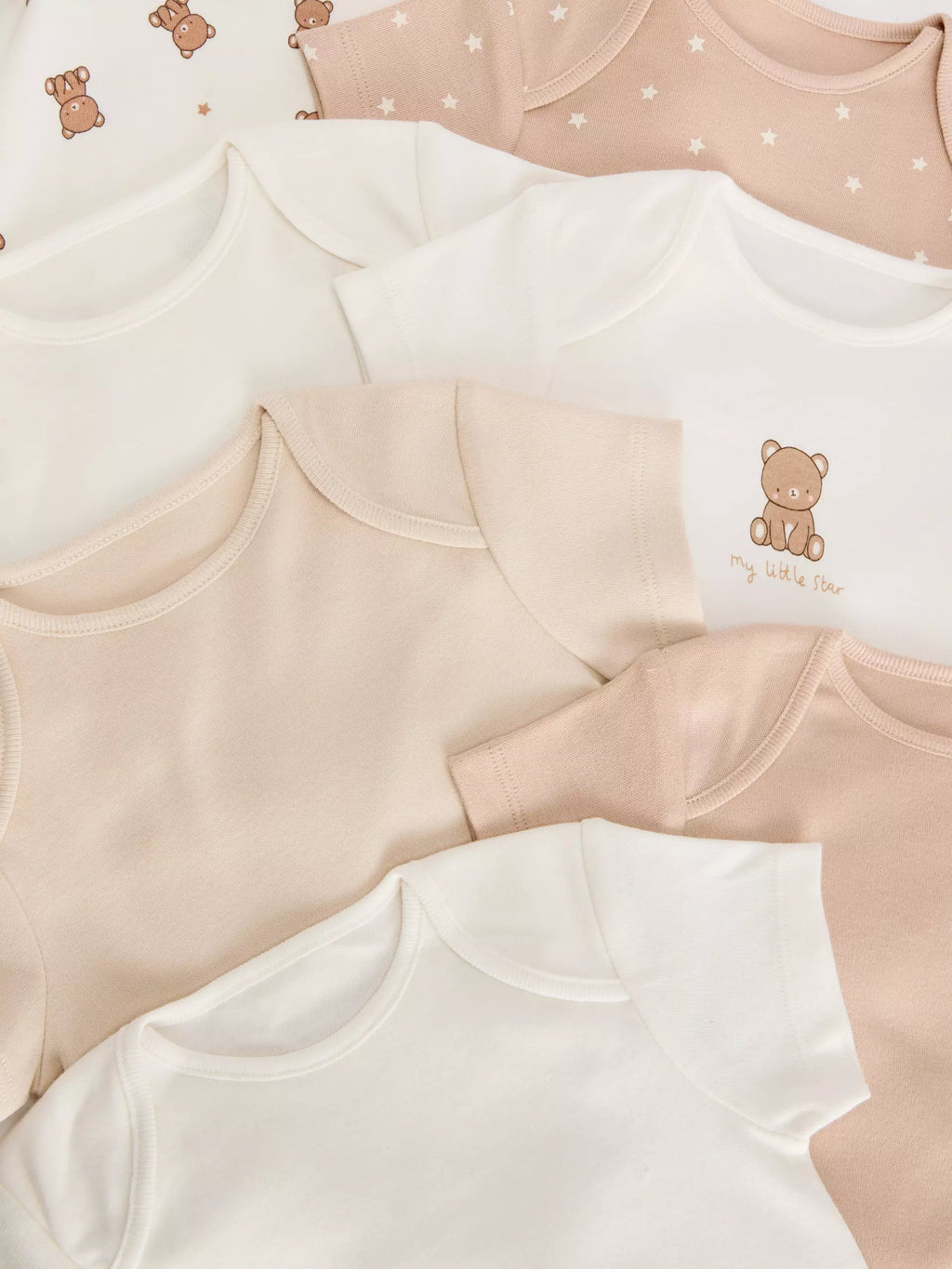 Lot de 7 bodys à manches courtes PRIMARK