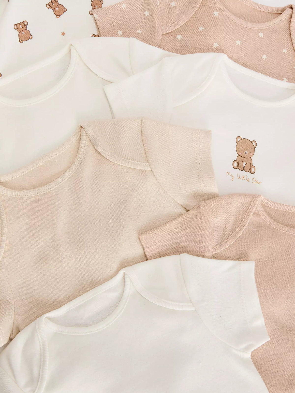 Lot de 7 bodys à manches courtes PRIMARK