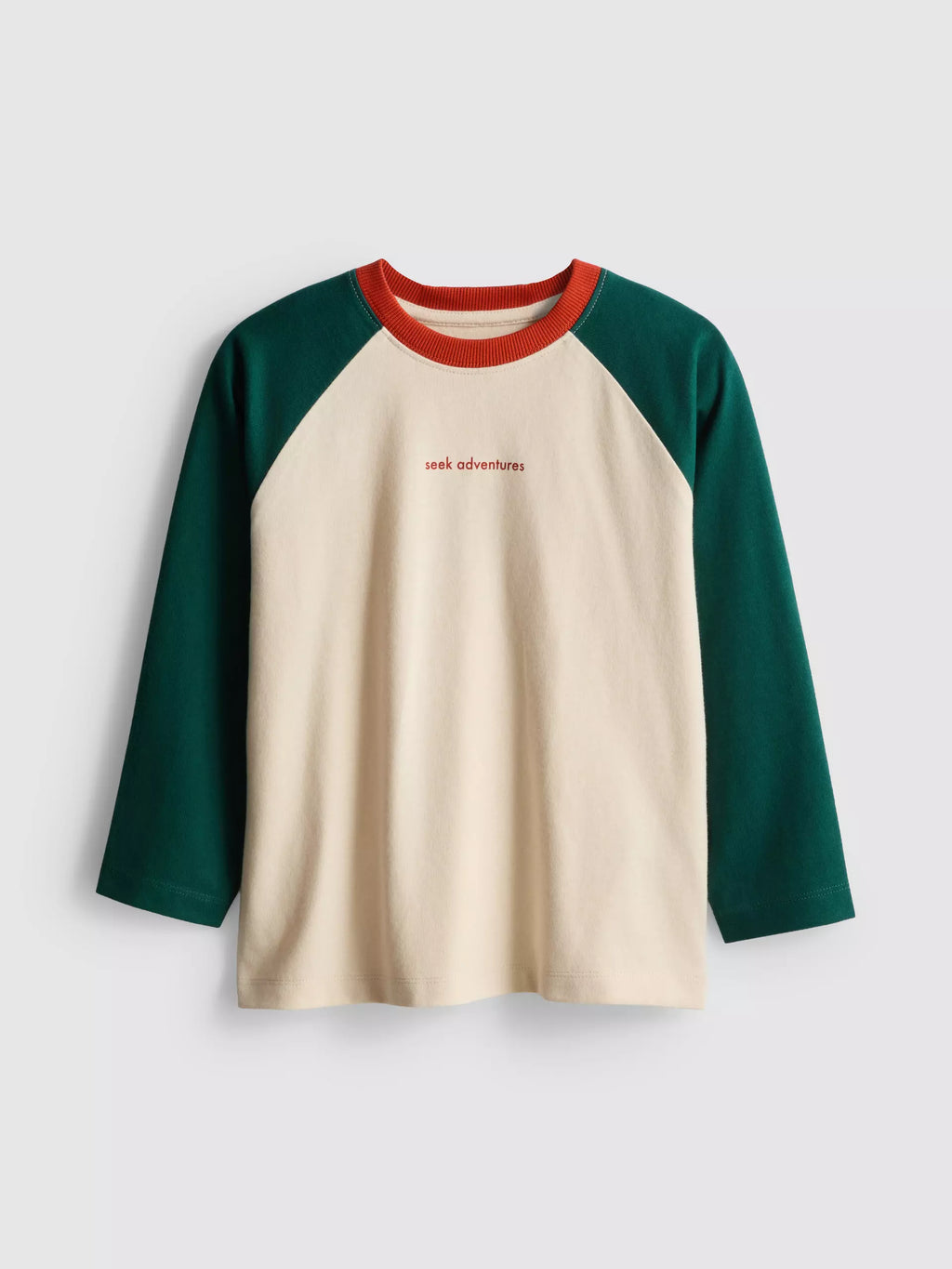 T-shirt en pur coton à manches longues