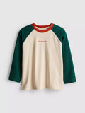 T-shirt en pur coton à manches longues