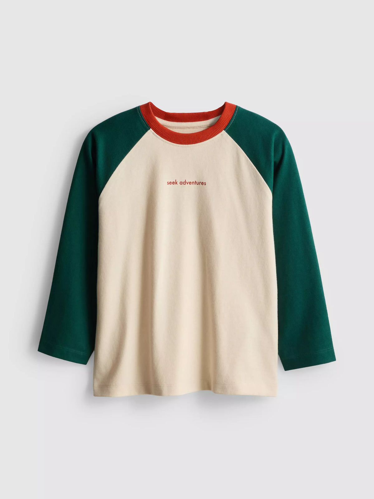 T-shirt en pur coton à manches longues
