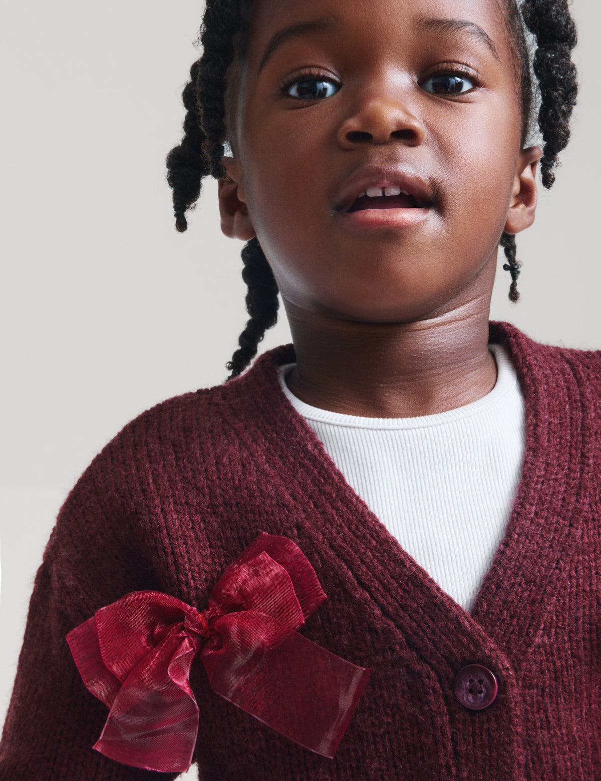 Cardigan à nœud appliqué M&S