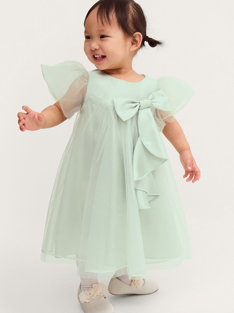 Robe Monsoon Baby Winnie en satin