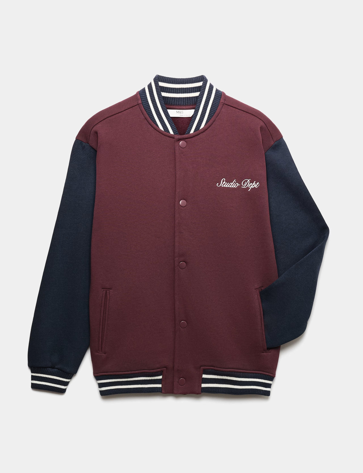 Bomber en jersey riche en coton