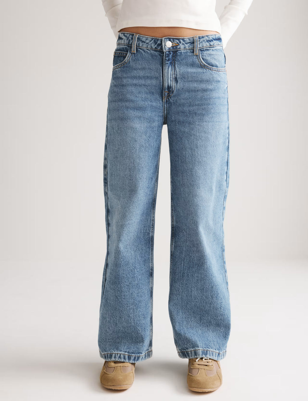 Jeans en denim à jambes larges M&S