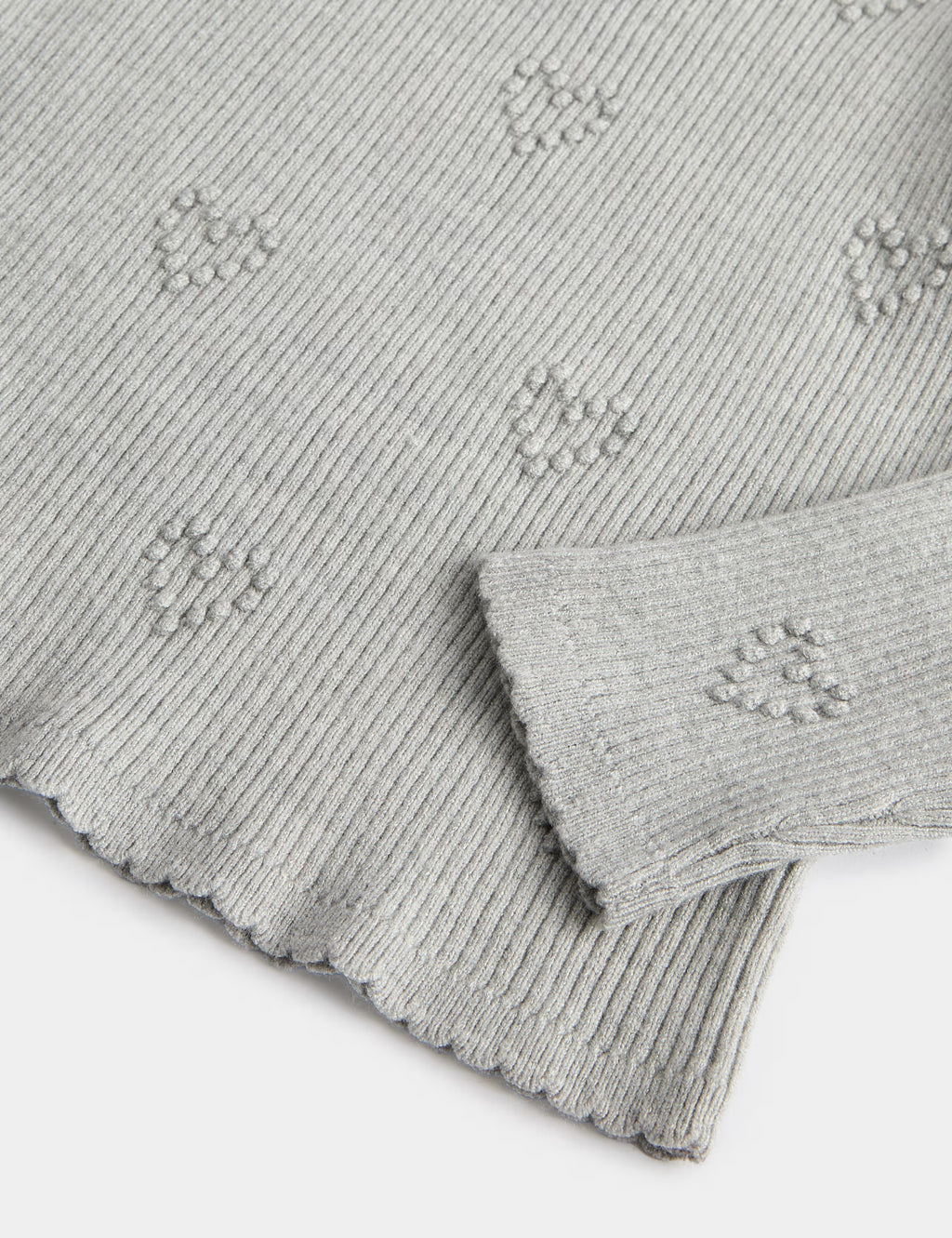 Haut tricoté texturé en forme de cœur M&S