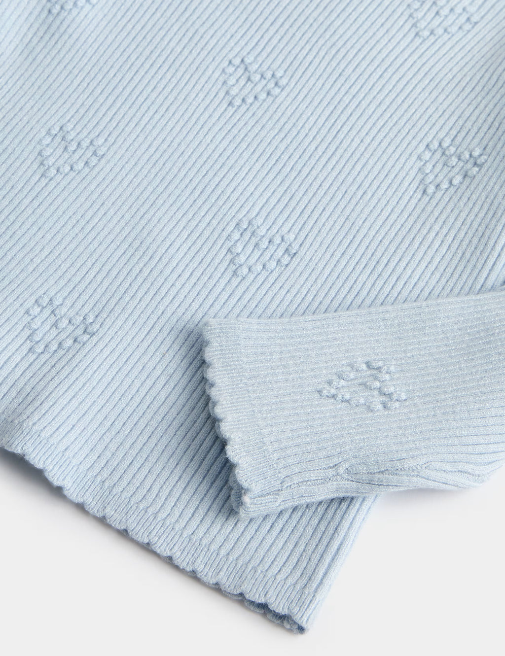 Haut tricoté texturé en forme de cœur M&S