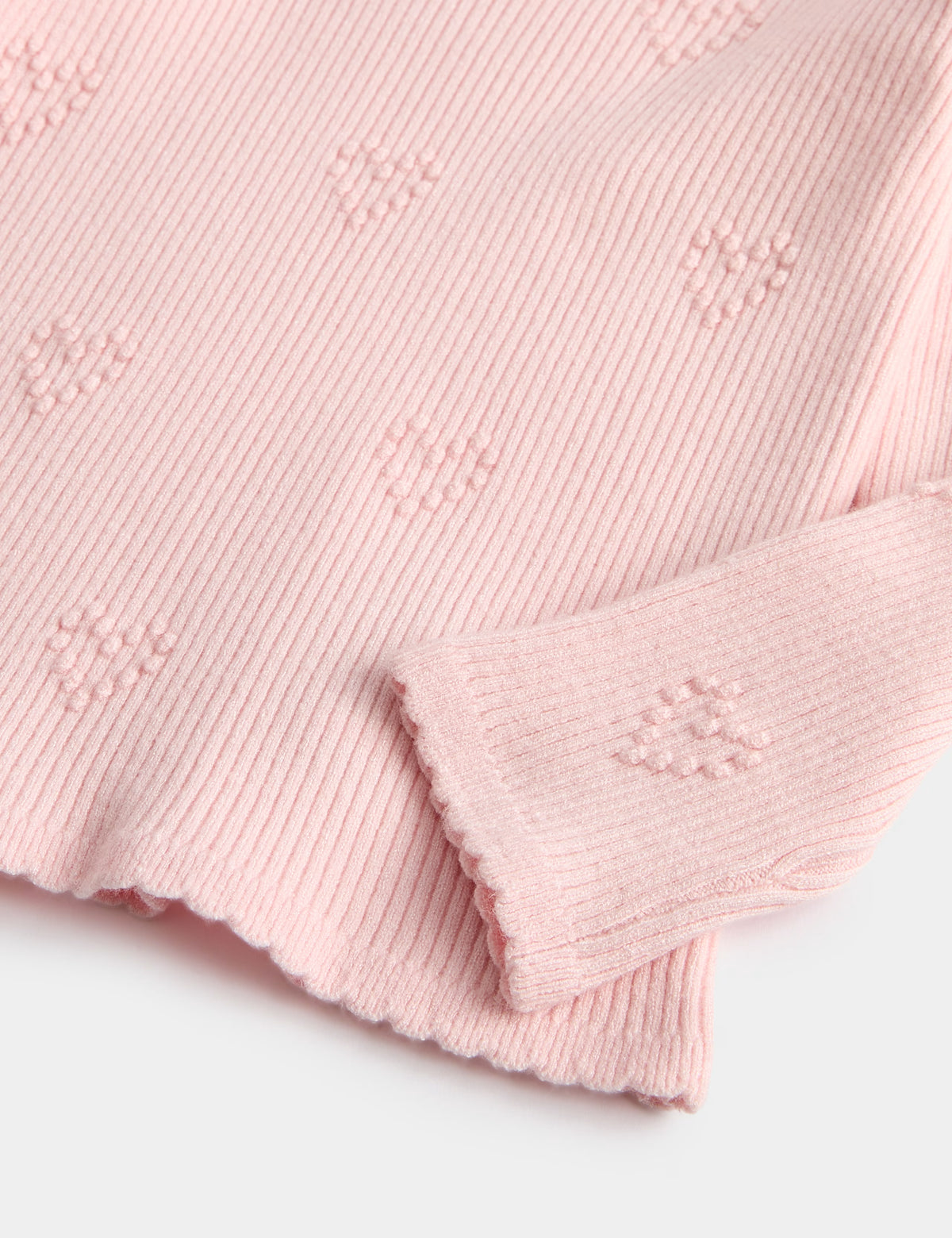 Haut tricoté texturé en forme de cœur M&S