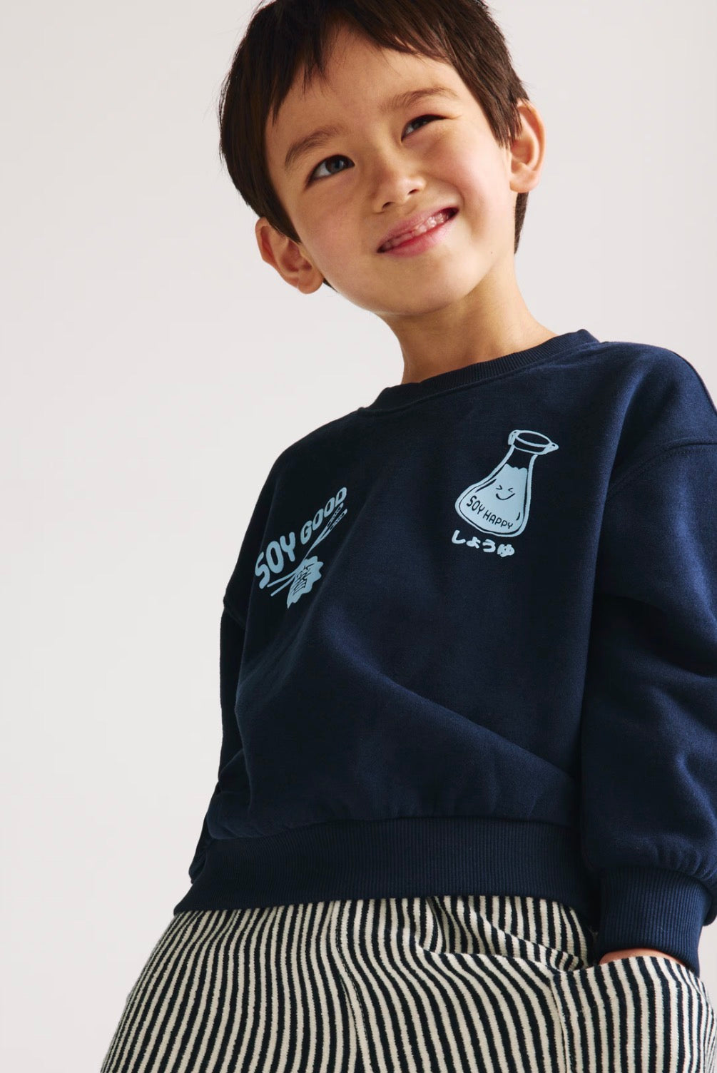 Ensemble 2 pièces en coton mélangé à motif nouilles