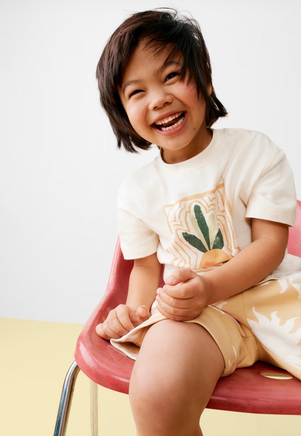 T-shirt graphique en pur coton