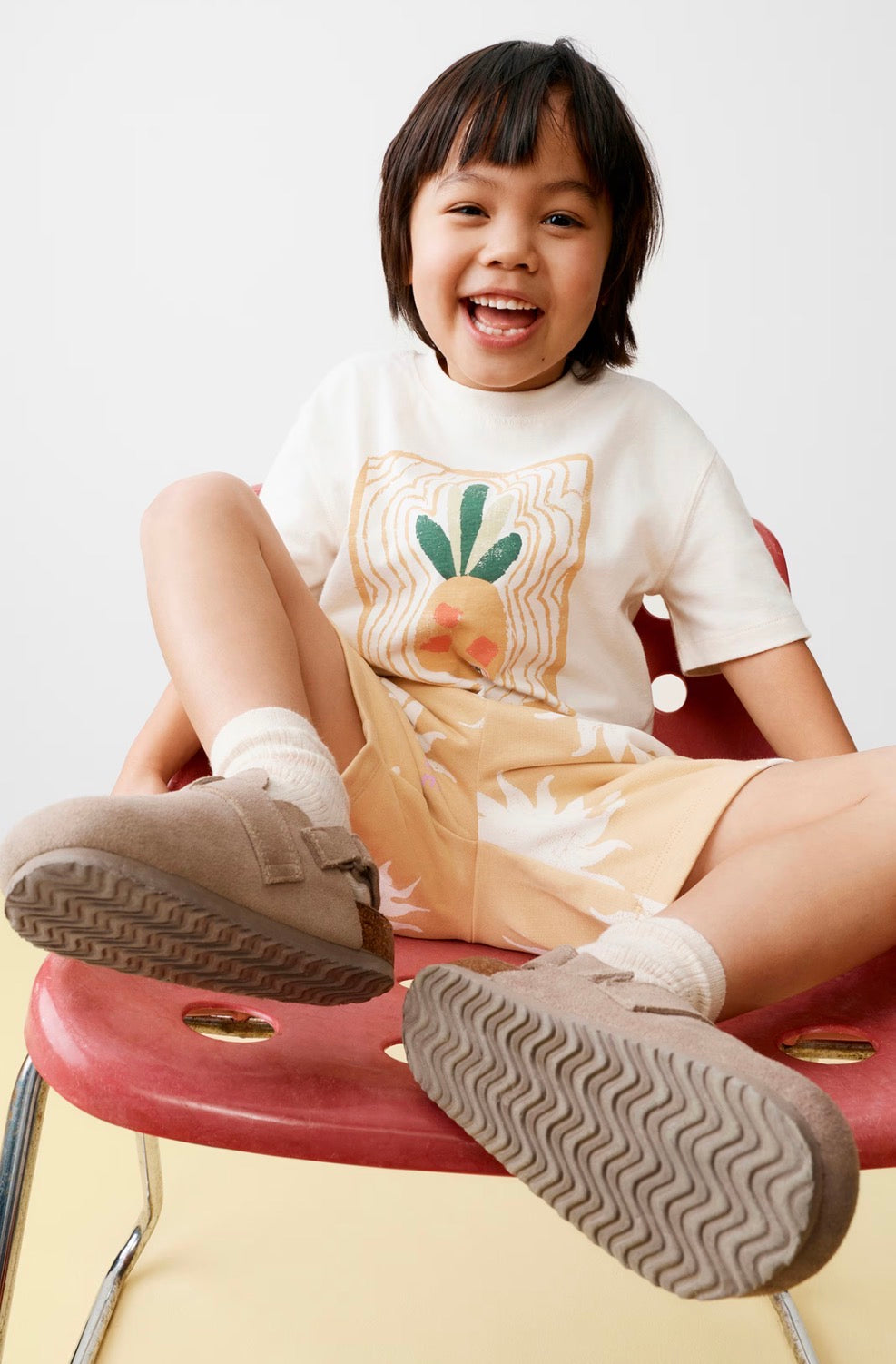 T-shirt graphique en pur coton