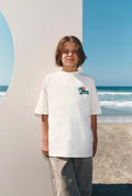 T-shirt graphique pur coton Surf Club