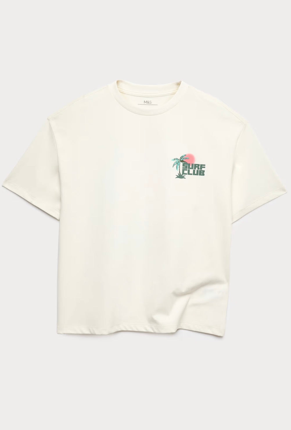 T-shirt graphique pur coton Surf Club