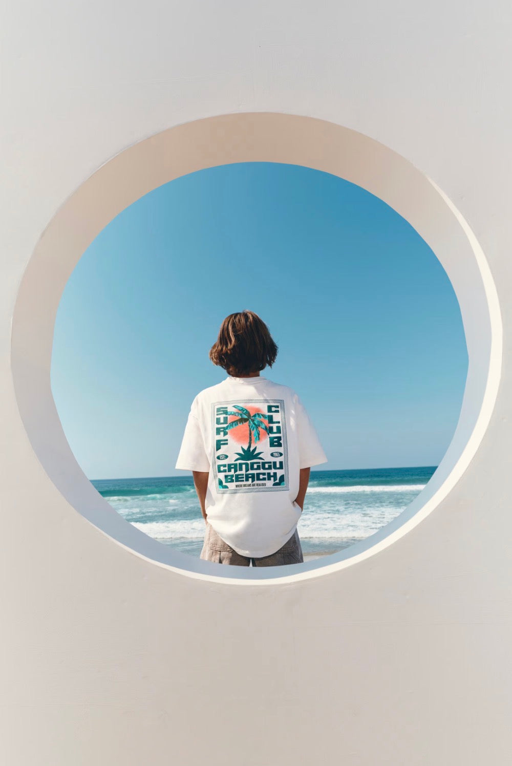 T-shirt graphique pur coton Surf Club