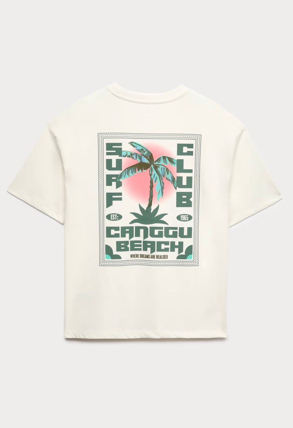 T-shirt graphique pur coton Surf Club