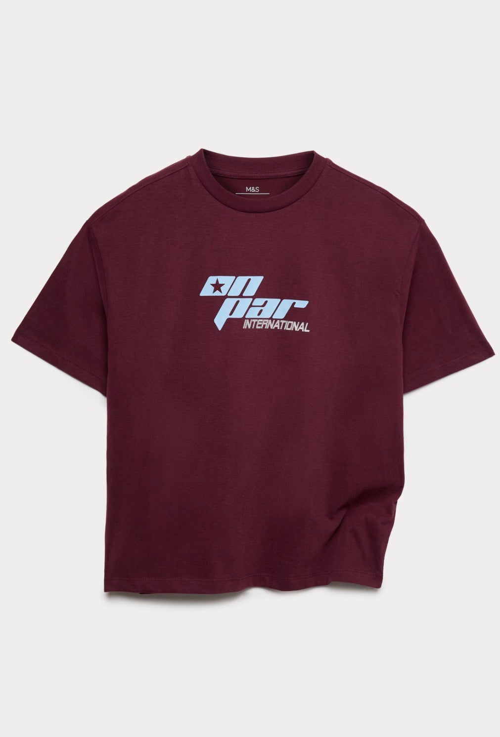 T-shirt de golf en pur coton avec logo