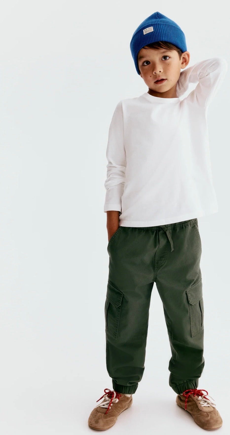 PANTALON JOGGER CARGO EN COTON