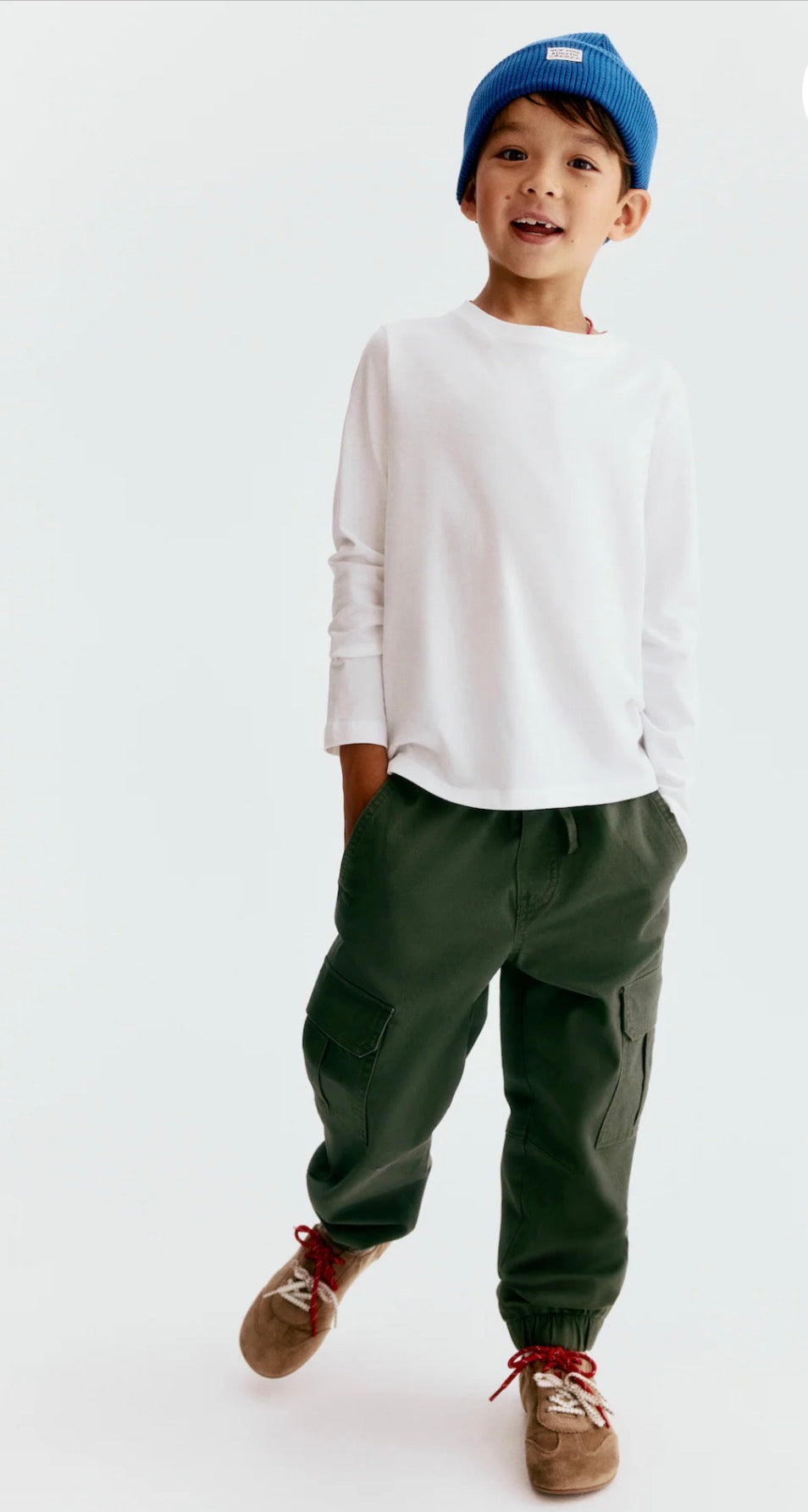 PANTALON JOGGER CARGO EN COTON