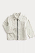 Veste rayée en pur coton
