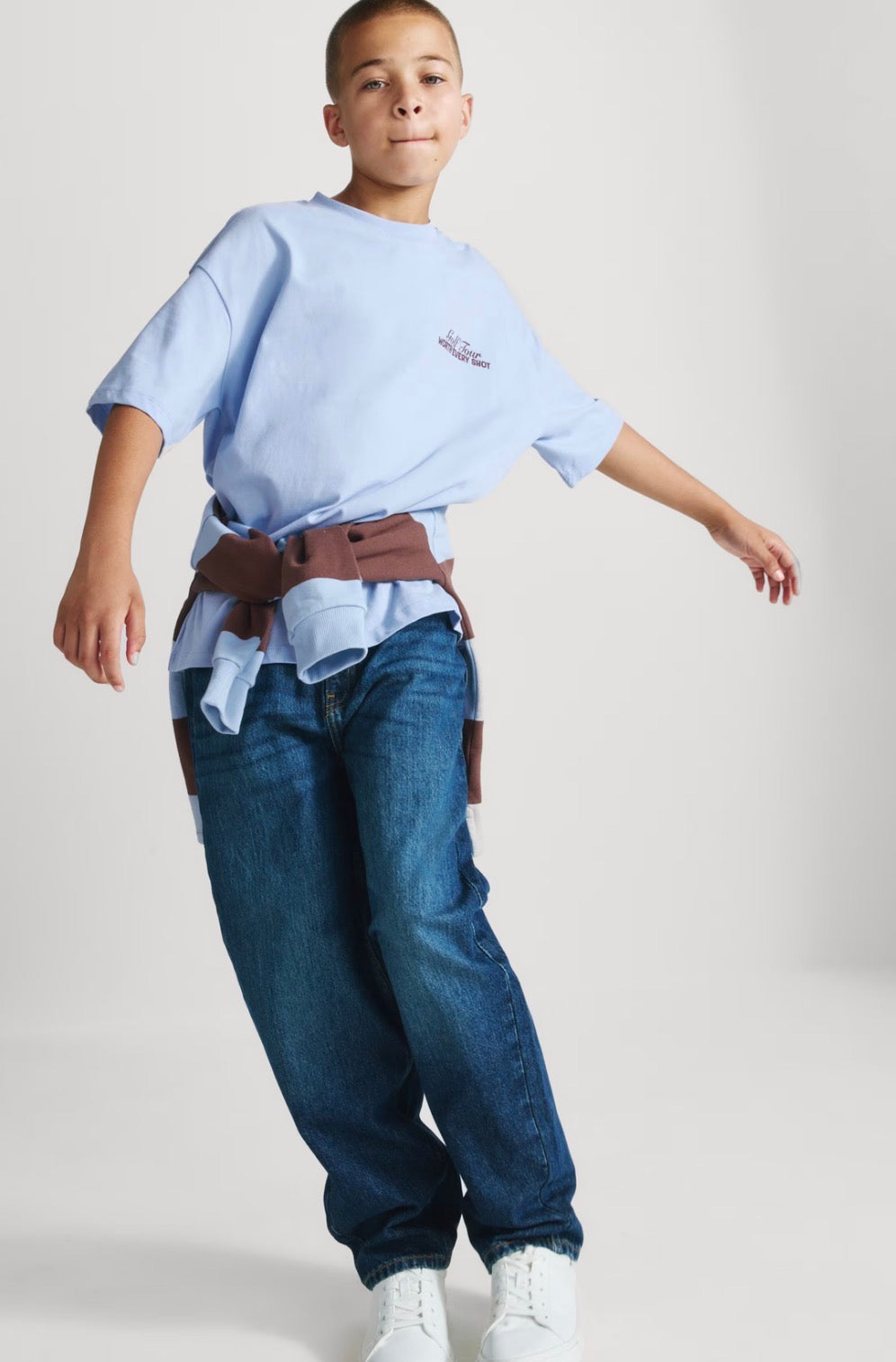 T-shirt en pur coton avec slogan « Tournée de golf