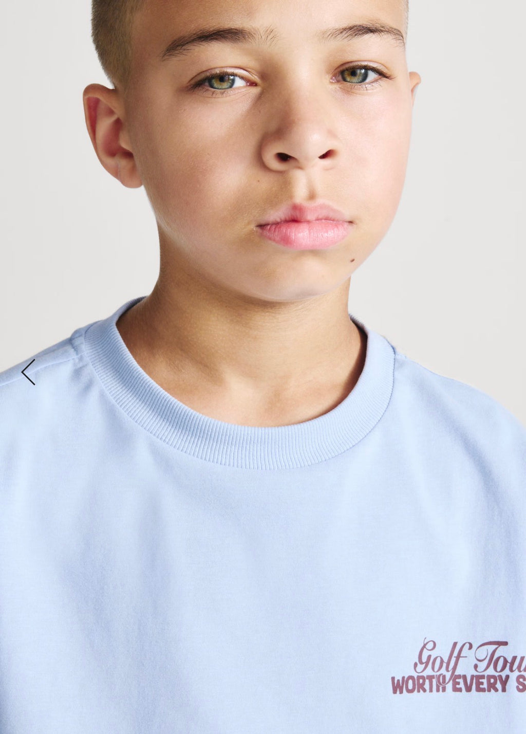 T-shirt en pur coton avec slogan « Tournée de golf