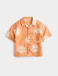 Chemise 100 % coton à motif