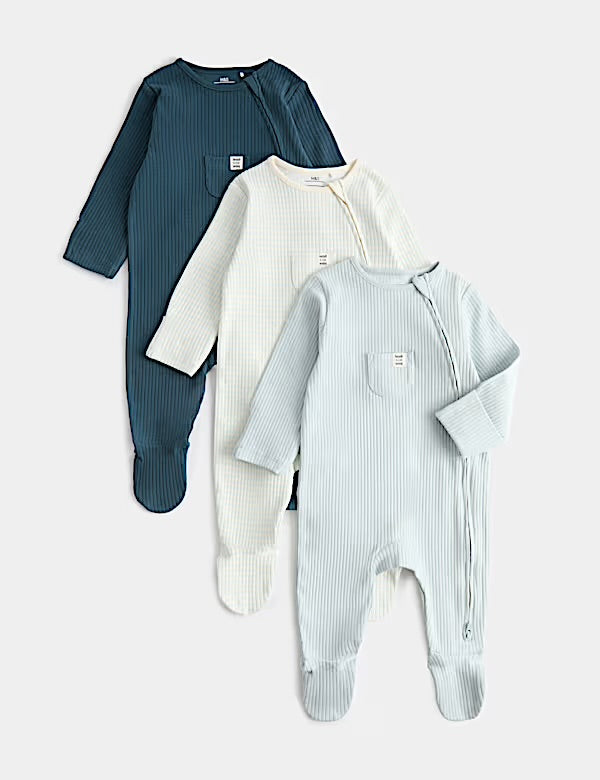 Lot de 3 pyjamas en coton