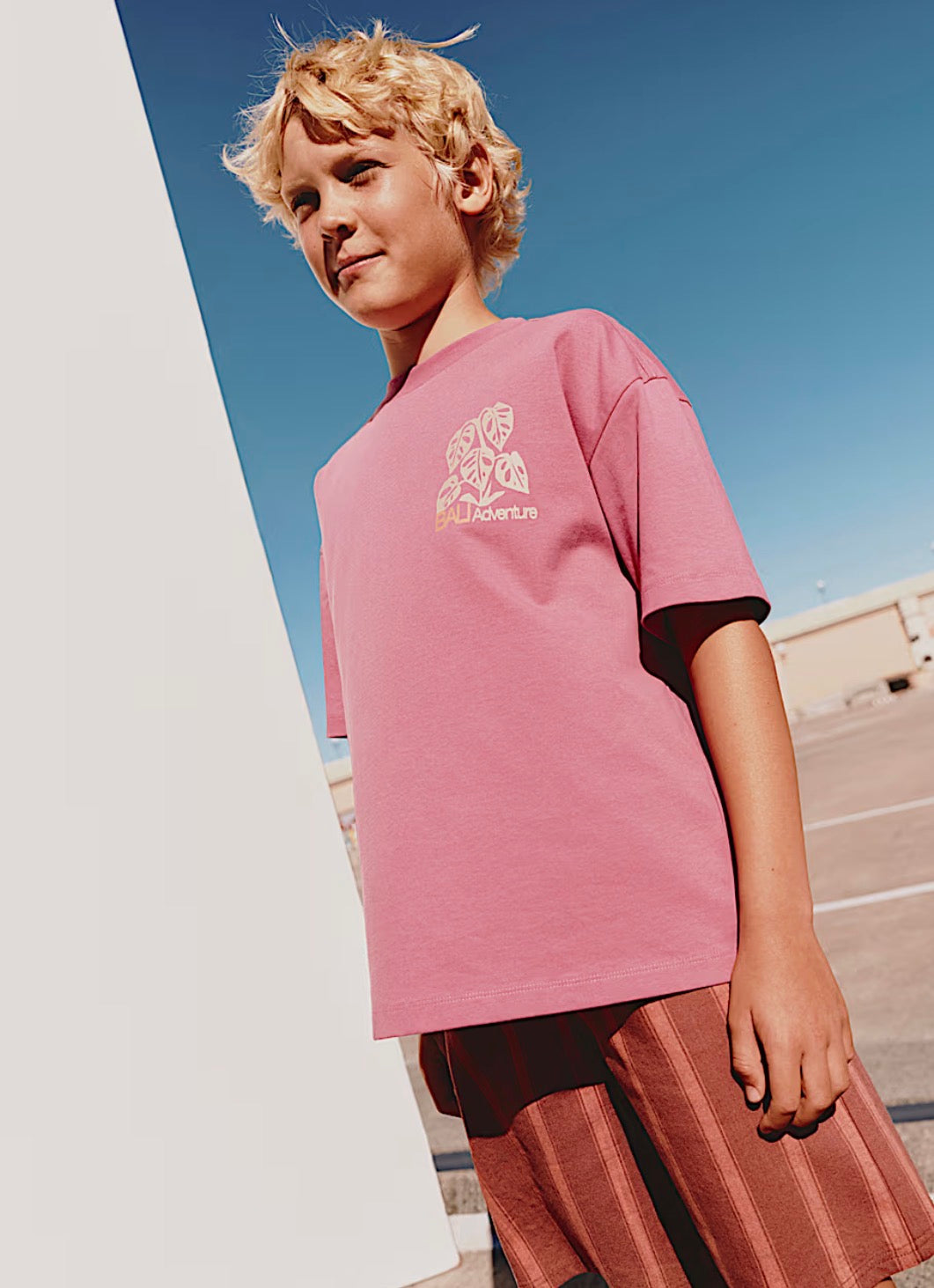 T-shirt graphique en pur coton Bali Adventure