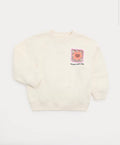 Sweat-shirt en coton riche à imprimé tropical