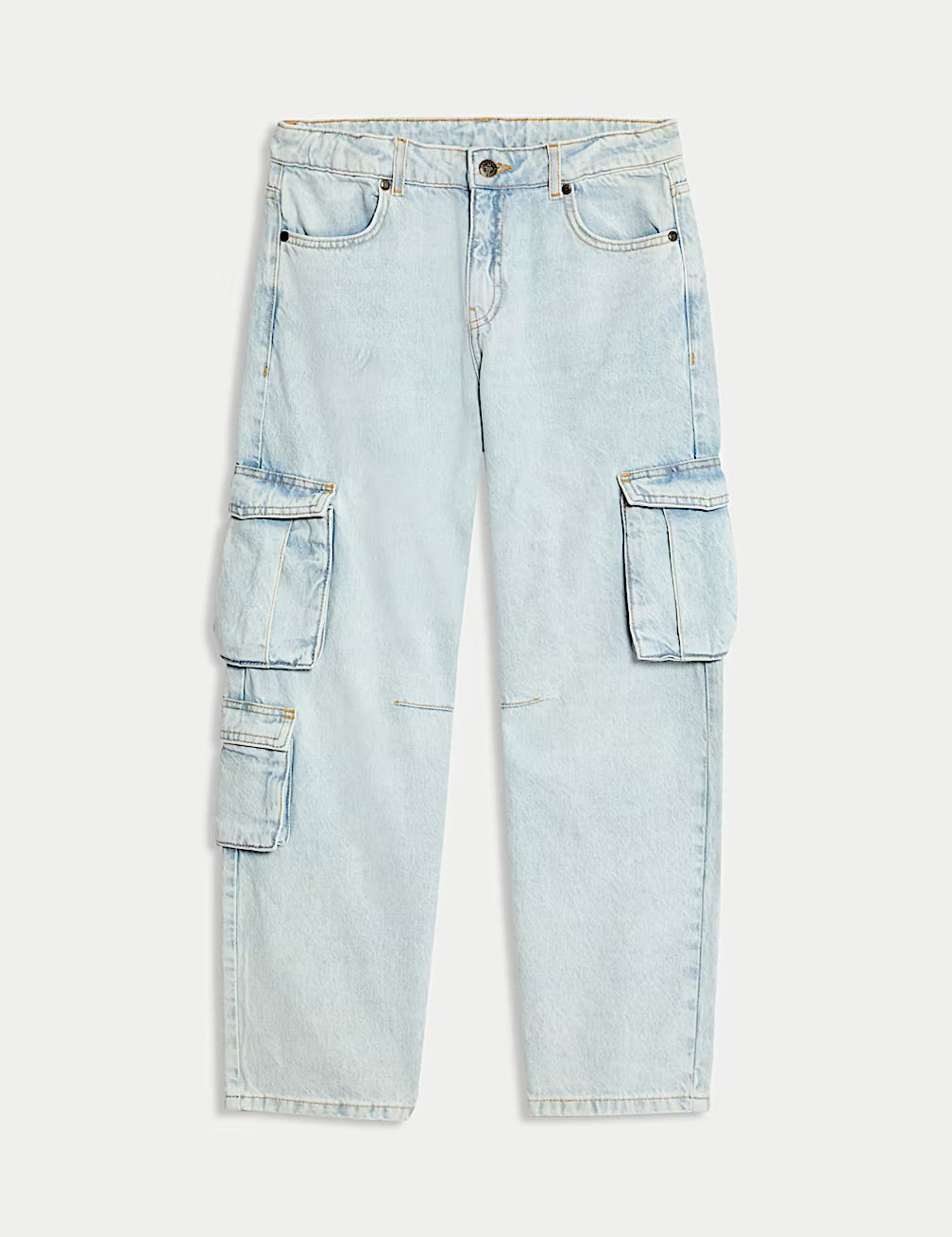 Jeans cargo en pur coton marks and spencer