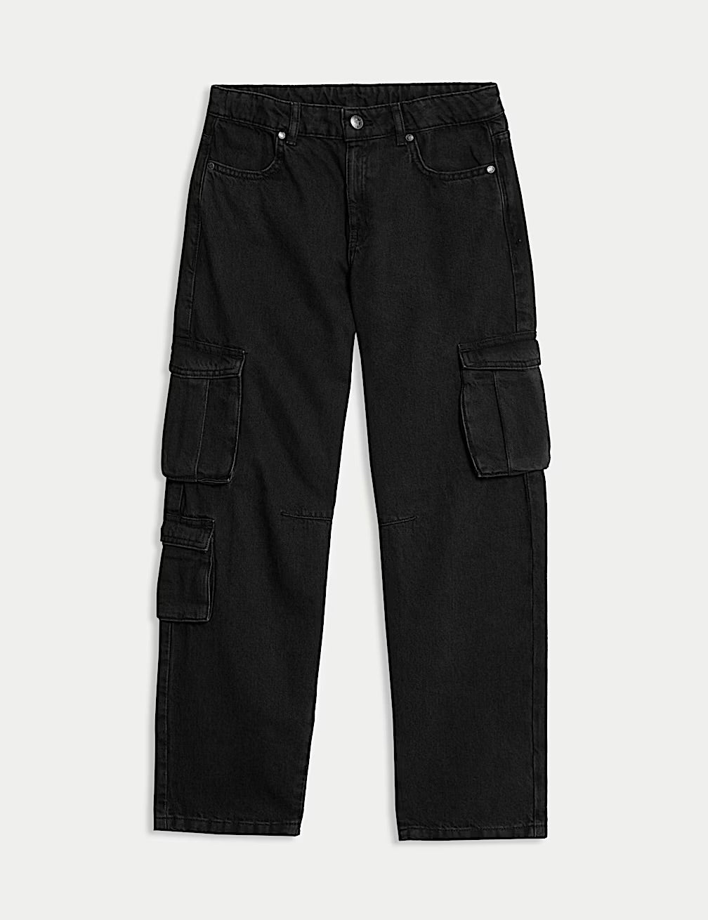 Jeans cargo en pur coton M&S