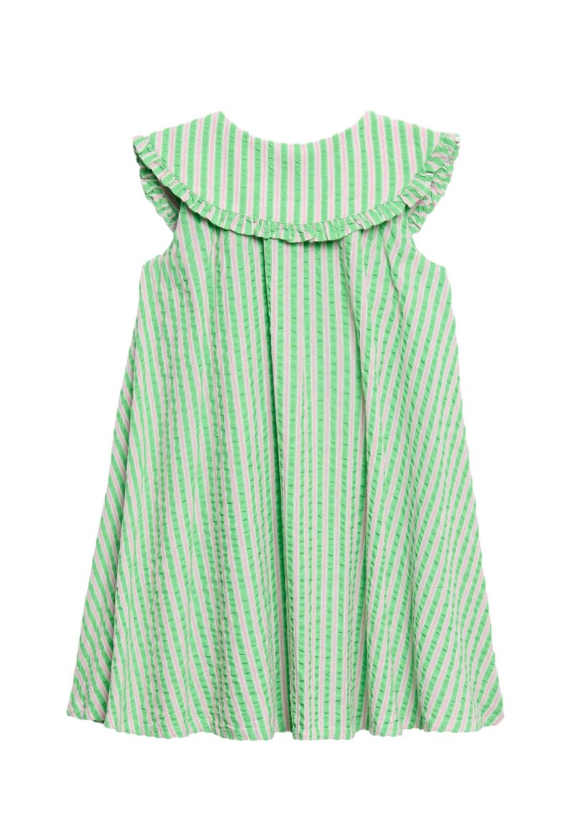 Robe à encolure et rayures 100% coton M&S