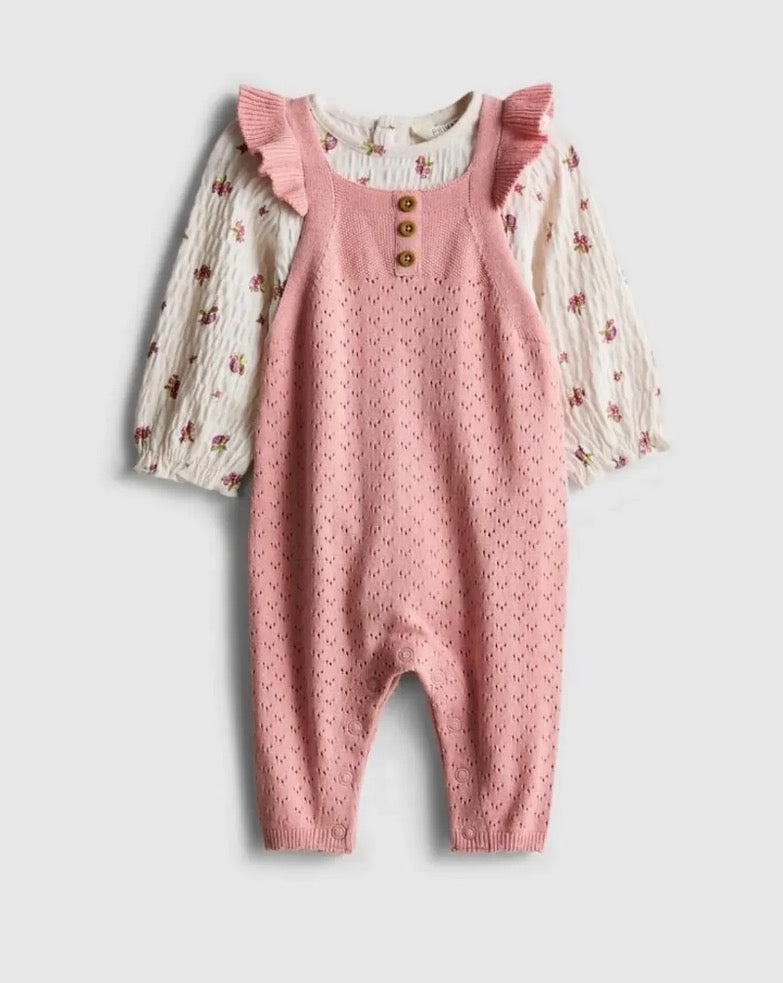 Salopette 2 pièces à petits motifs floraux PRIMARK