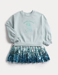Robe à sequins Frozen™ riche en coton
