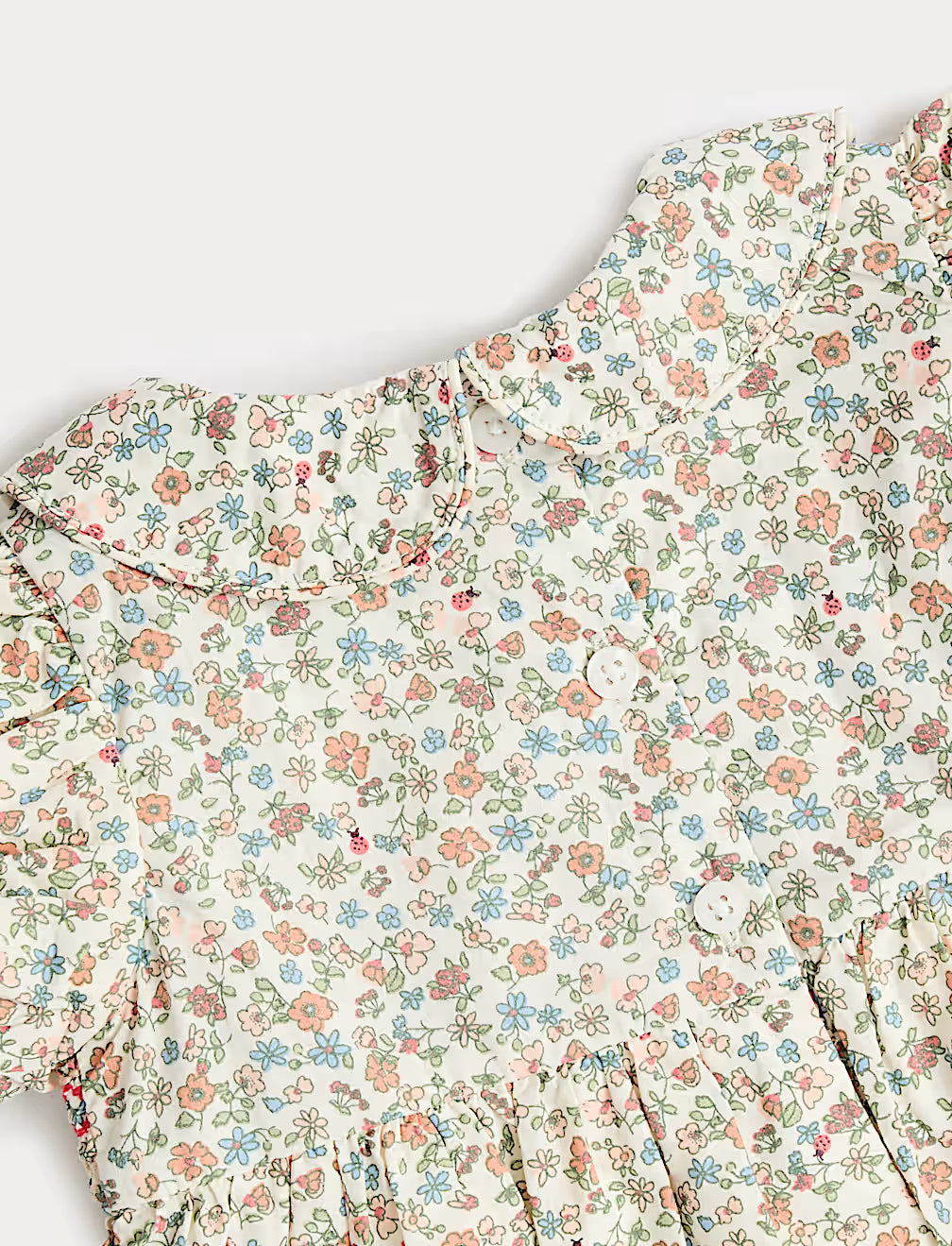 Robe fleurie pur coton