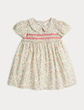 Robe fleurie en pur coton M&S