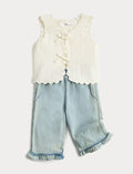 Ensemble 2 pièces gilet jean marks and spencer